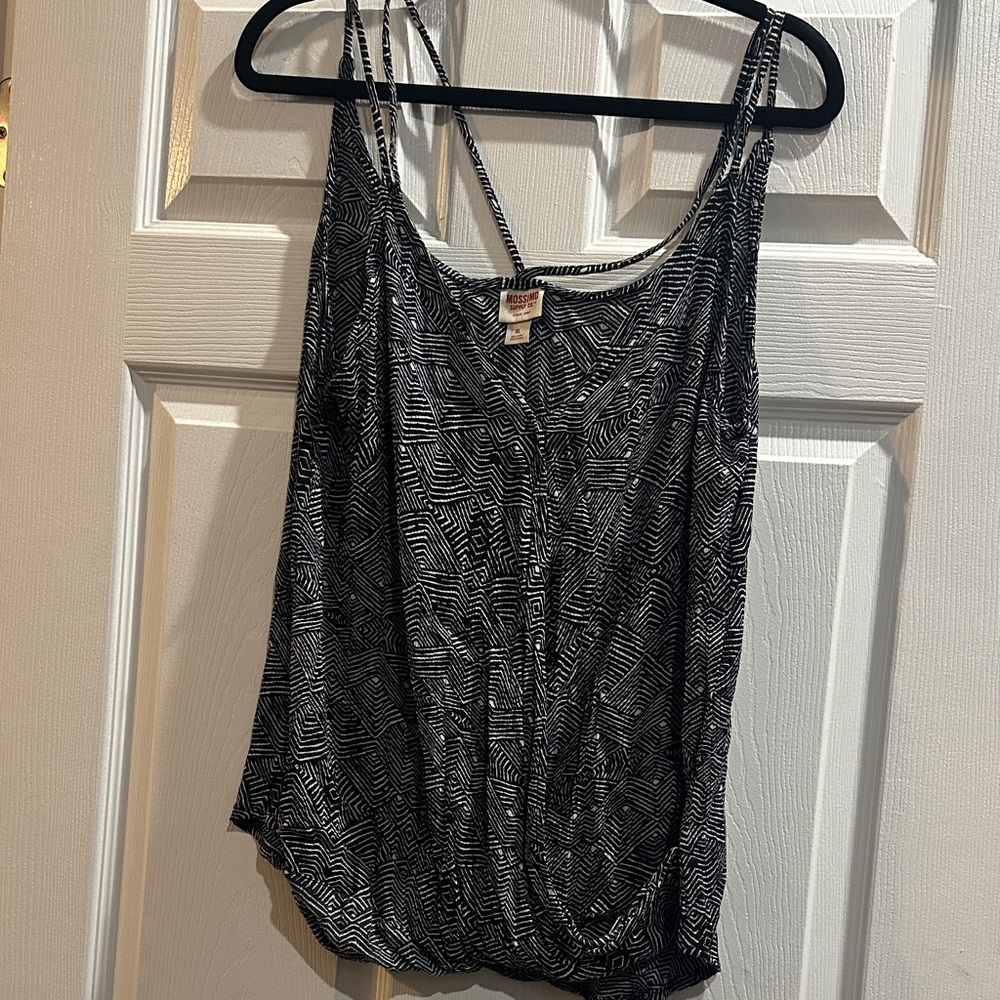 Mossimo Supply Co. Monochrome Geometric Camisole